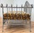 Vintage Maison Jansen Style Scrolled Steel Settee Daybed For Sale - Image 4 of 13