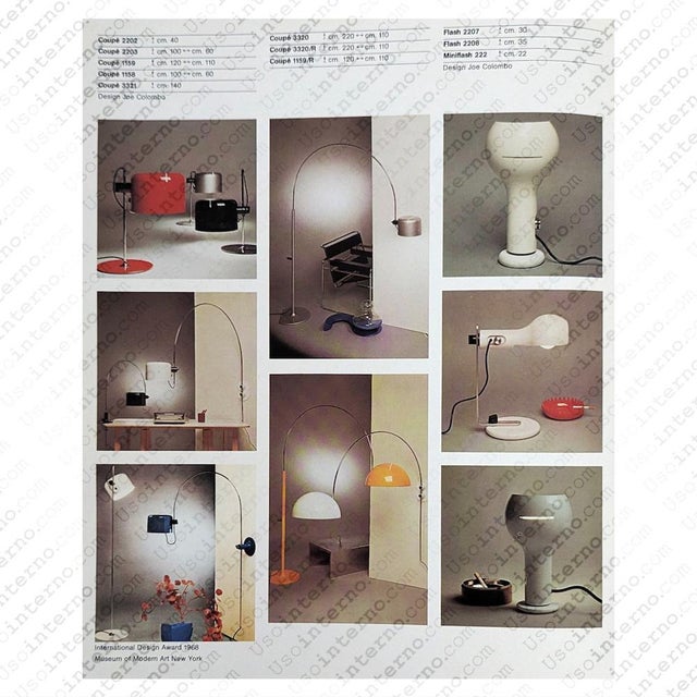 Mini Flash Table Lamp by Joe Colombo for Oluce, 1960s For Sale - Image 12 of 16