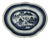 Antique Chinese Canton Blue & White Vegetable Dish, c. 1860 For Sale