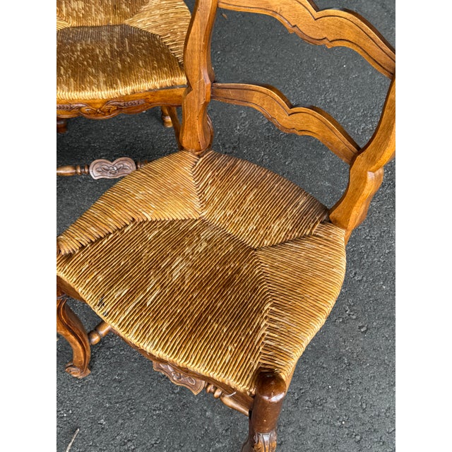 These French dining chairs are perfect for any design project! Rush seats offer a strong, but lightweight option for your...