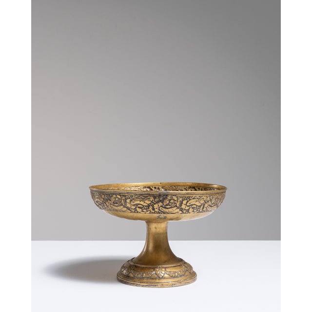 19th Century France Napoleon III Gold Metal Serving Piece For Sale - Image 15 of 15