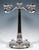 1930s Art Deco Silver Candelabras with Palmette Decoration, Spain, 1934, Set of 2 For Sale - Image 5 of 13