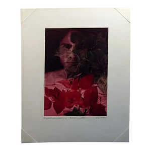 g.h Rothe Bougainvillea 1981 Mezzotint Hand Signed Artwork