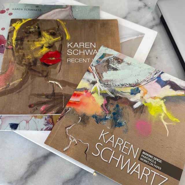 Pray Tell, Original Painting by Karen Schwartz For Sale - Image 11 of 12