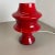 German Red Glass Table Mushroom Desktop Light from Hustadt Lights, 1970s For Sale - Image 14 of 18