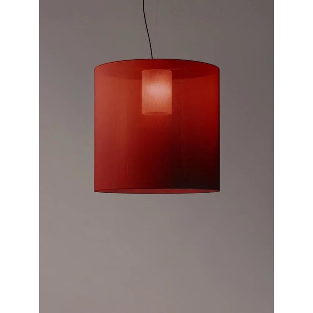 Red moaré x pendant lamp by antoni arola dimensions: d 83 x h 81 cm materials: metal, polyester. Available in other colors...