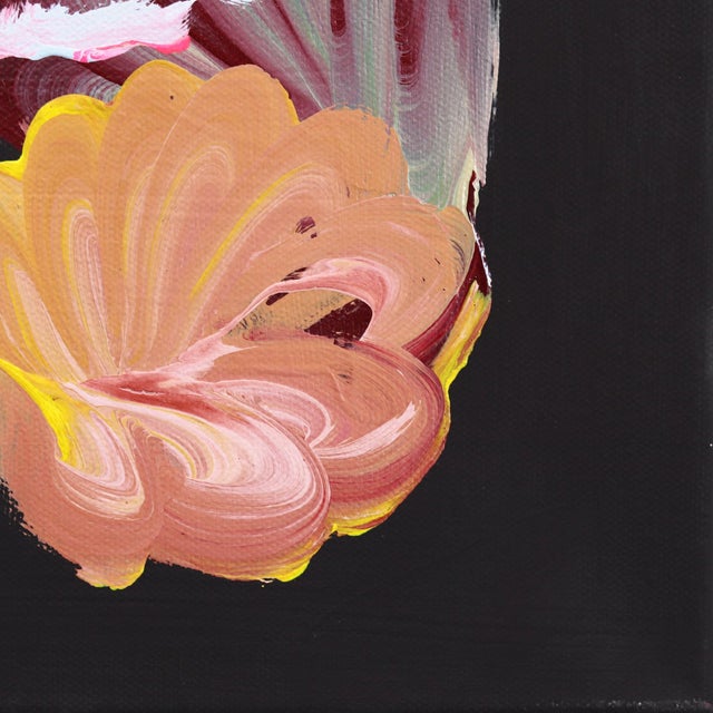 Swooshing Around - Original Vibrant Abstract Acrylic Painting on Canvas by Shiri Phillips For Sale In Los Angeles - Image 6 of 9