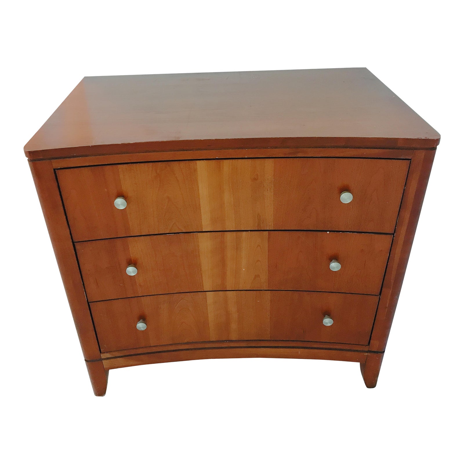 Lexington All Wood Dresser With Curved Front Dove Tailed Drawers by