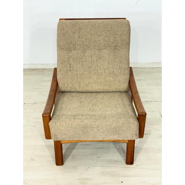 Contemporary Mid-Century Danish Lounge Chair in Teak Armchair by Grete Jalk for Glostrup Møbelfabrik, 1960s For Sale - Image 3 of 10