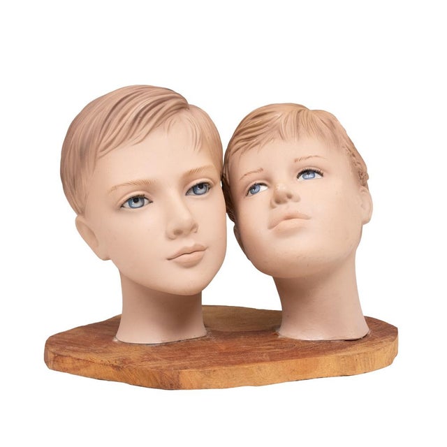 Boys Mannequin Heads, Holland, 1960s For Sale - Image 10 of 10