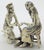 1970s Vintage Italian Handmade Genuine Silver Cinderella and Prince Figurines Arezzo Tuscany 800 Continental Silver Rare Pair Fairy Tale Decor For Sale - Image 5 of 13