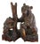 Large Antique Edwardian Japanese Carved Linden Wood Bear, 1900 For Sale