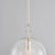 Contemporary Hudson Valley Lighting Belleville 10 in. 1 Light Pendant in Polished Nickel Finish For Sale - Image 3 of 4