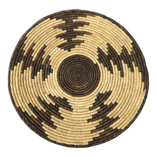 Vintage Southwest Native American Woven Reed Basket 20thC For Sale