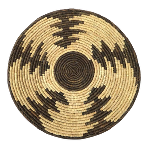Vintage Southwest Native American Woven Reed Basket 20thC
