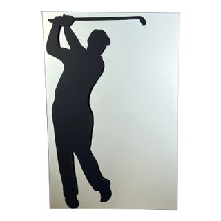 Golf Mirror by Joan Gross of David Marshall Mirrors For Sale