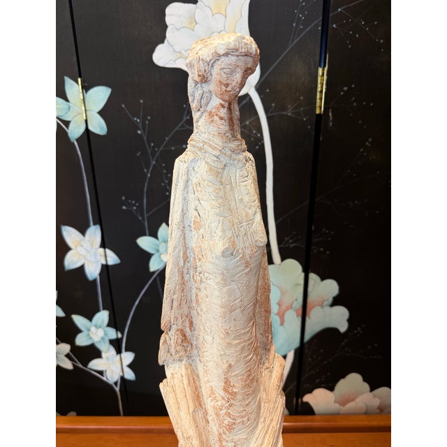 Brutalist Signed Mid Century Original Austin Productions Brutalist Talll 32" Sculpture For Sale - Image 3 of 12