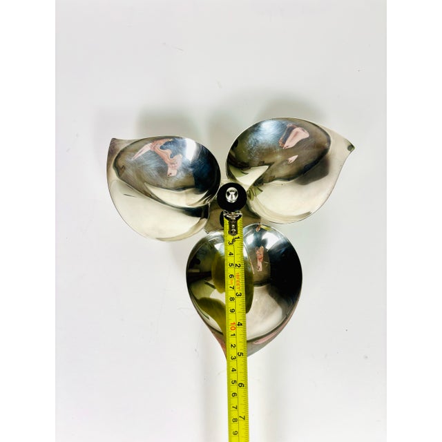 Early 20th Century F. B. Rogers Silver Co. Silver-Plated Three-Leaf Candy Dish / Nut Server For Sale - Image 11 of 12