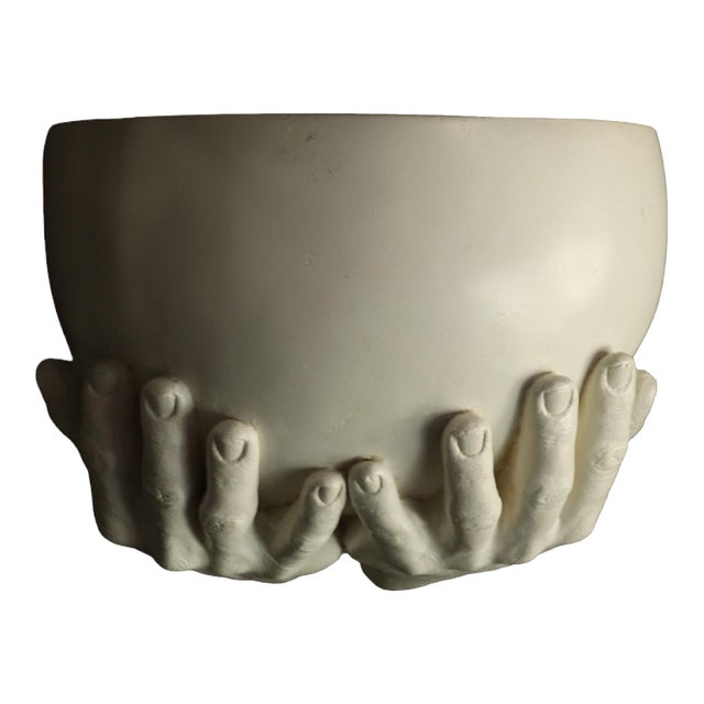 Richard Etts ( B, 1941) Plaster Wall Sconce, Signed and Dtd. 1976 For Sale