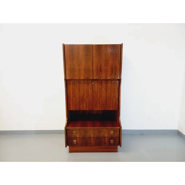 Vintage High Vintage Storage Furniture from the 60s, in rosewood, French manufacturing, label present certifying the...