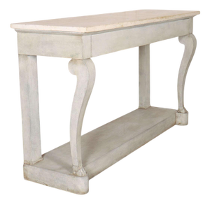 French Marble Topped Console Table