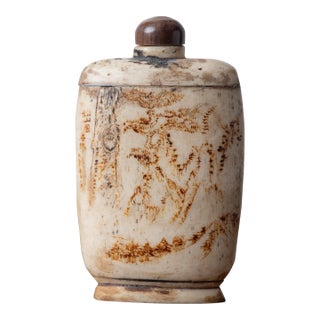 Chinese Bone Snuff Bottle For Sale