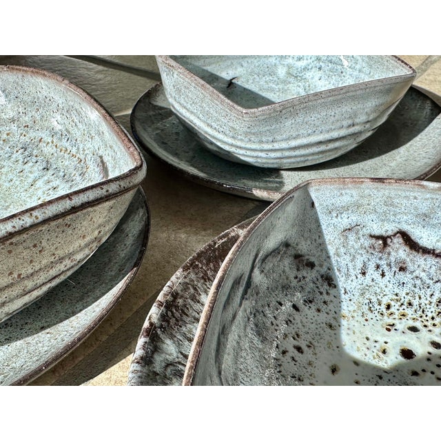 Ceramic Bowls and Plates from Serocka, Germany, 1970s, Set of 6 For Sale - Image 4 of 18