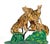Wood Hunt Slonem Ocelot Sculpture 1998 For Sale - Image 7 of 11