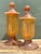 Vintage Murano Vietri Amber Glass Apothecary Jars - Pair For Sale - Image 10 of 12