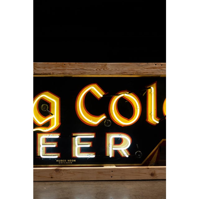 1930s C. 1930s King Cole Beer Neon Sign For Sale - Image 5 of 10
