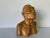 Vintage Art Hand Carved Wood Man Bust - Head Sculpture/ Sold For Sale - Image 10 of 12