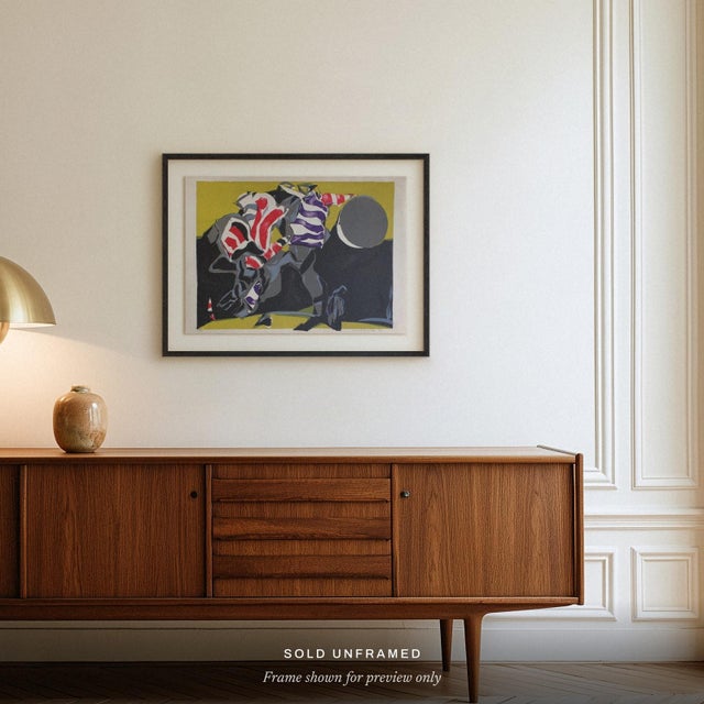 Milorad MIHAILOVITCH (1923–2011) Football Year: 1974 Medium: lithograph Support: Arches paper Sheet Size: 21.26 × 29.92 in...