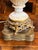 Beige Late 19th Century French Louis XVI Style Hand Painted & Gilded Porcelain Vase Turned to a Table Lamp For Sale - Image 8 of 10