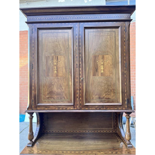 Inlaid Liberty Flat Plate Sideboard, 1960s For Sale - Image 16 of 18