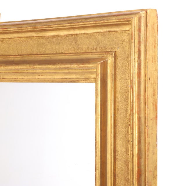 Wood 71" Italian Gilt Wood Mirror, C. 1890 For Sale - Image 7 of 8