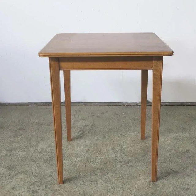 Wood Art Nouveau Wooden Side Table, 1900s For Sale - Image 7 of 7