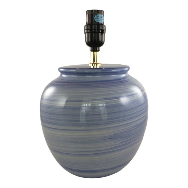 Ceramic Blue Gourd Table Lamp Chairish