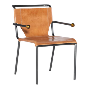 Matthew Izzo Home - Patagonia Leather and Iron Dining Chair