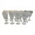1950s Waterford Lismore Water Goblets Set of 15 For Sale