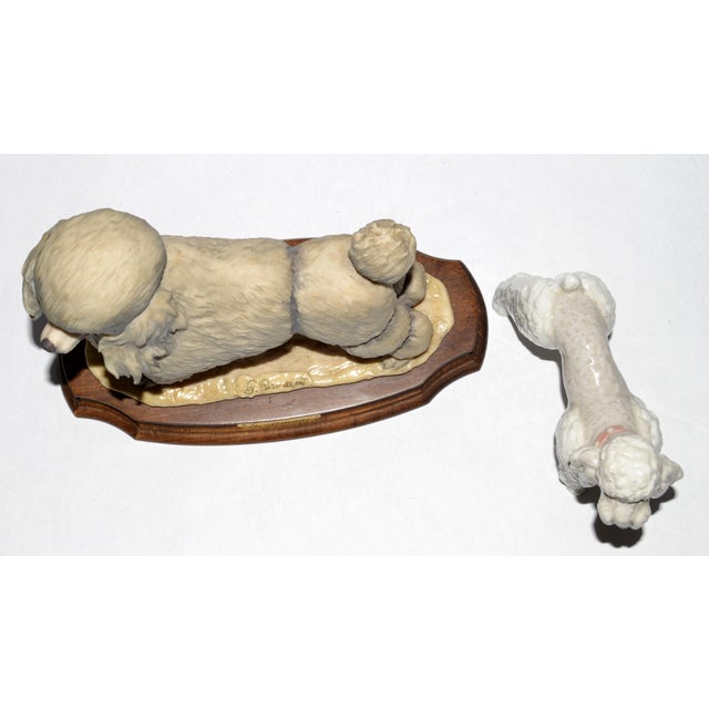 1950s Lladro Fine Handmade Porcelain Poodle Dog Figurine Animal Sculpture Spain For Sale - Image 15 of 18