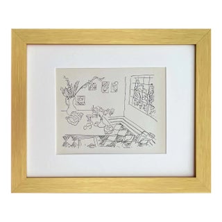 Matisse Lithograph 31 Dessins Atelier 1968 Framed For Sale