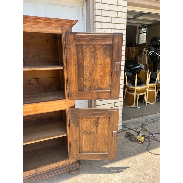 French 18th Century Louis XIII Walnut "Diamond Shape" Cabinet For Sale - Image 11 of 12