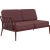 Ribbons burgundy double right modular sofa by mowee. Dimensions: d83 x w148 x h81 cm (seat height 42 cm). Material:...