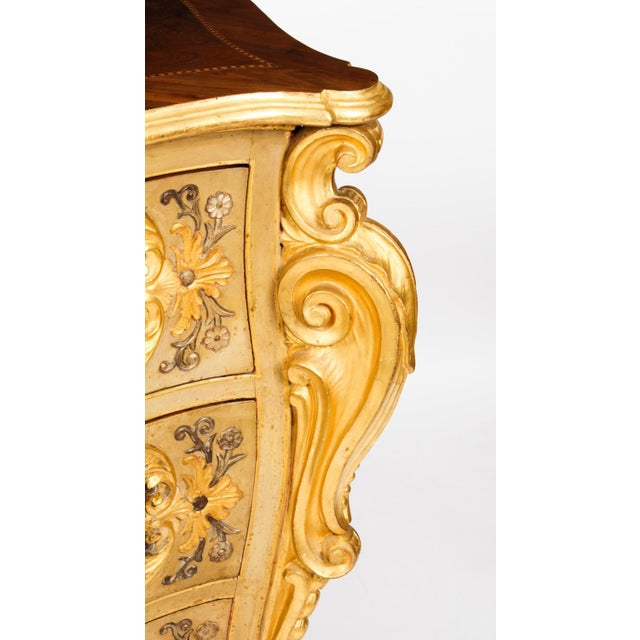 Antique Venetian Walnut and Giltwood Commodes, 1890s, Set of 2 For Sale - Image 18 of 18