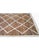 Brown & White Modern Wool Rug For Sale - Image 4 of 9
