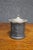 Neoclassical Wedgwood Black Basalt Covered Jar With Silver-Plated Lid For Sale - Image 3 of 6