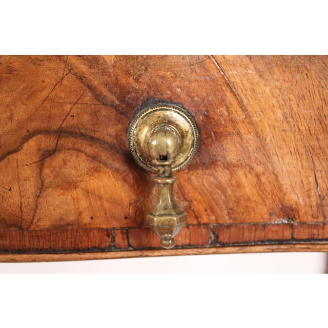 George I Style Burl Walnut and Walnut Writing Table For Sale In Los Angeles - Image 6 of 12