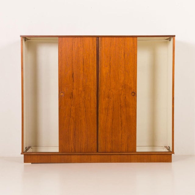 Mid-Century Danish Teak Wardrobe from Laurbjerg Mobelfabrik, 1970s For Sale - Image 4 of 18