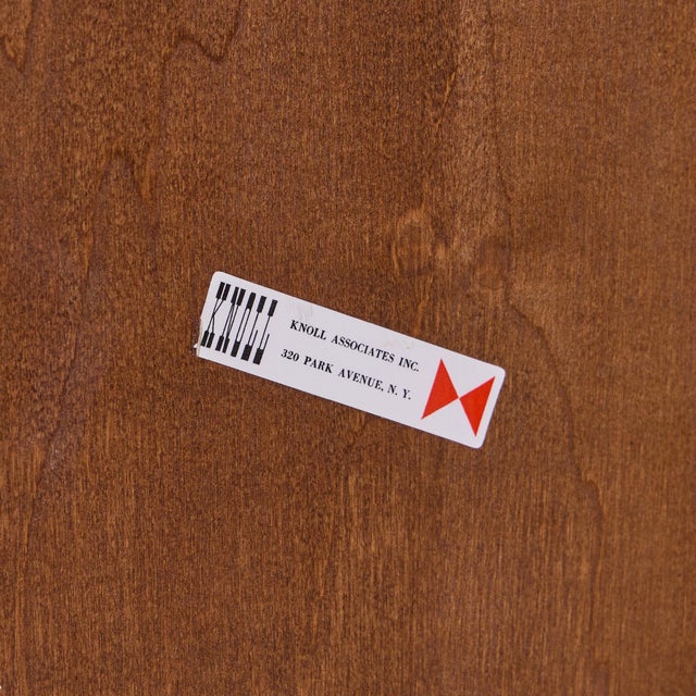 Florence Knoll Mid Century Walnut Executive Desk For Sale - Image 10 of 10