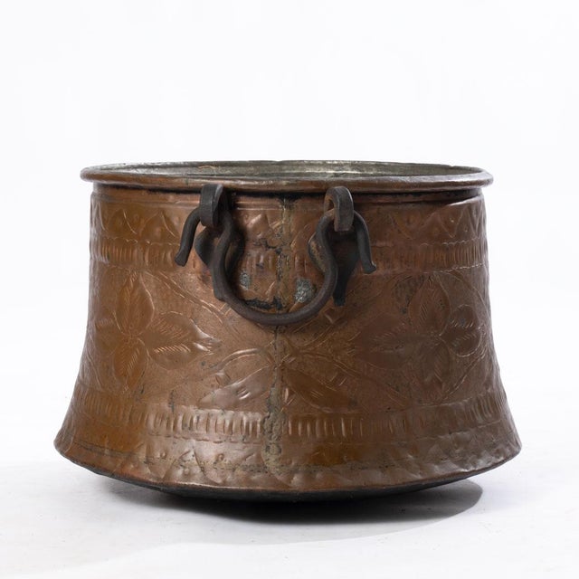 Metal Large Copper Pot For Sale - Image 7 of 10
